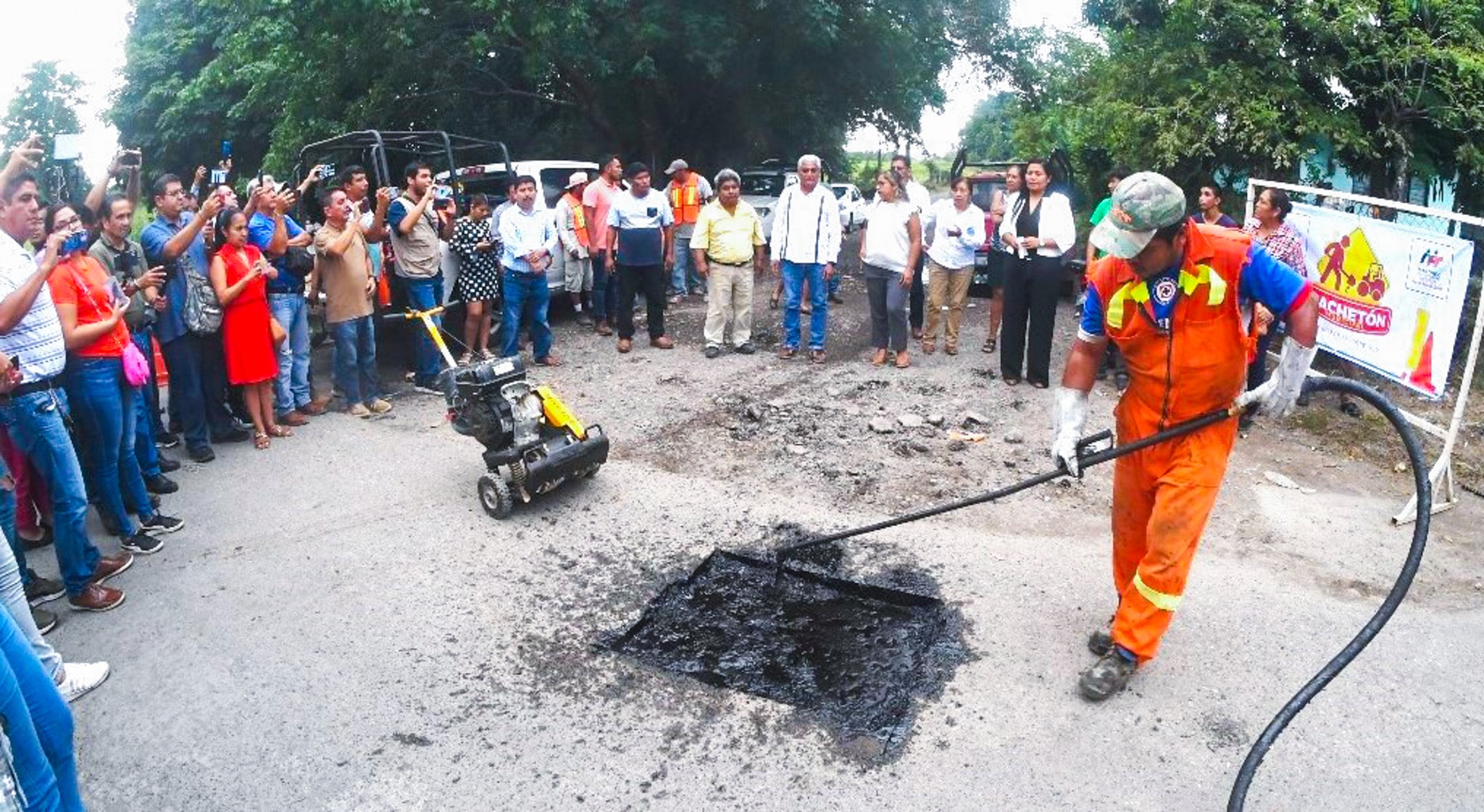 Ya inició el “Bachetón” en la zona de El Diamante