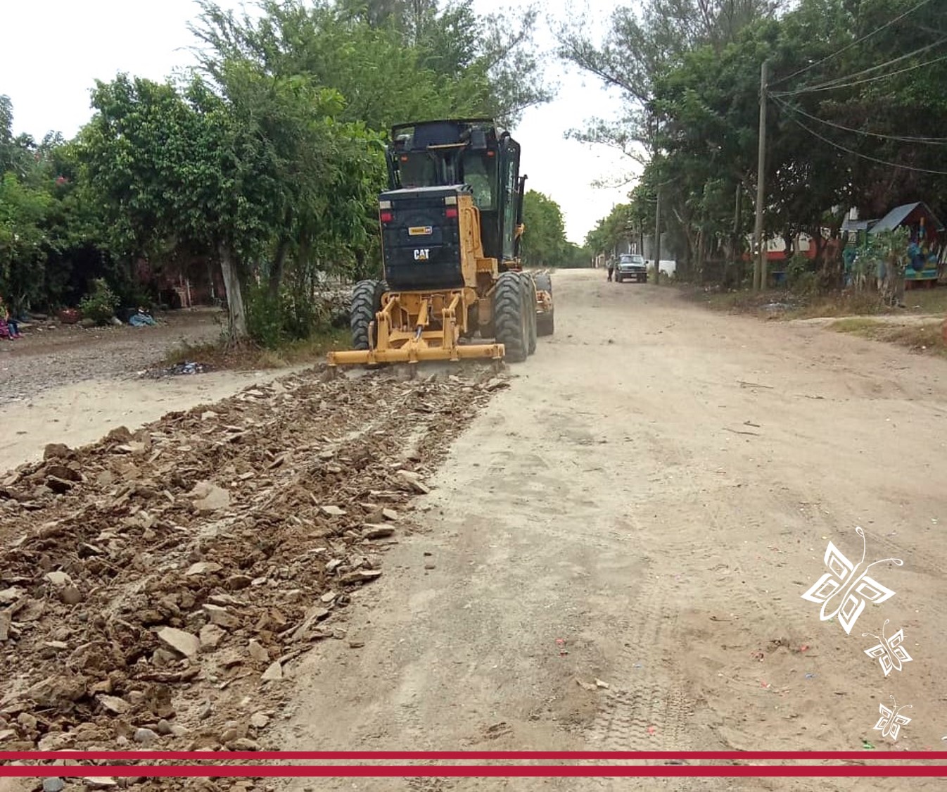 Rehabilitan vialidades en la colonia Agrícola Emiliano Zapata