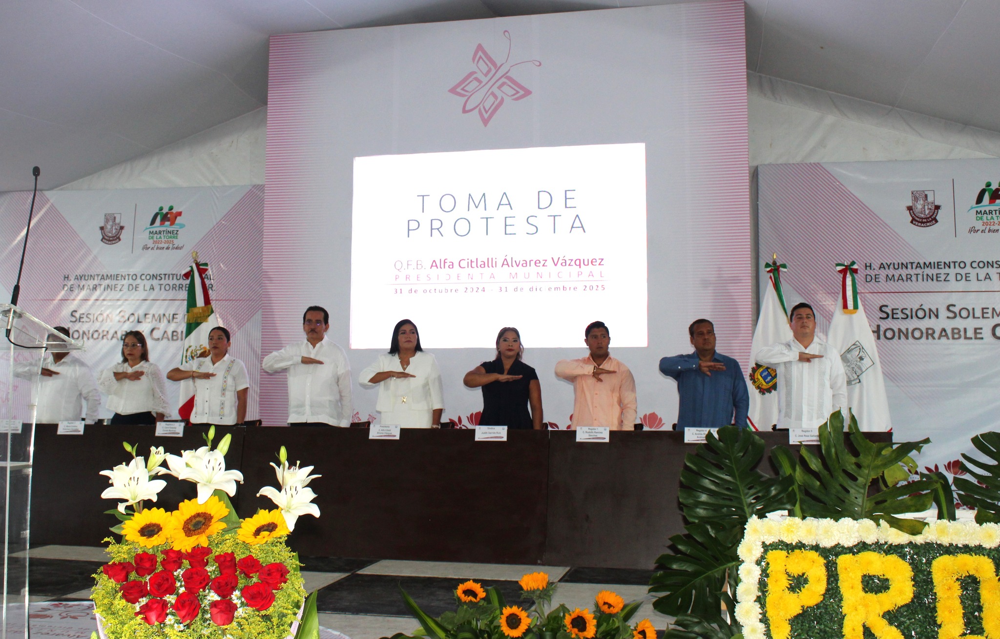 Alfa Citlalli es la nueva presidenta municipal en Martínez